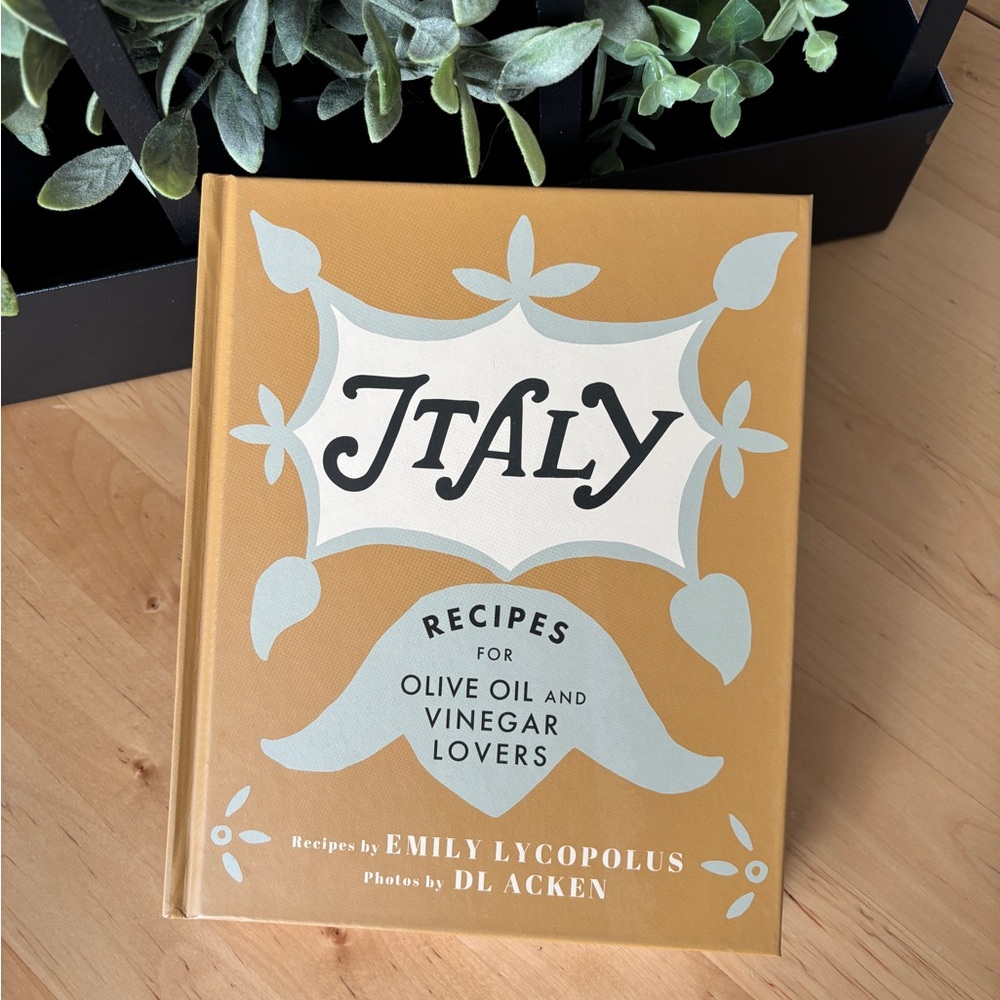 “Italy: Recipes for Olive Oil and Vinegar Lovers” Hardcover Book